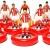 Subbuteo Andrew Table Soccer Olympiacos 1972-74 Goulandi Era on WSB Professional Bases 